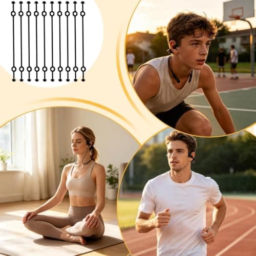 Strap for Bone Conduction Headphones Silicone Adjustable Strap — view 4