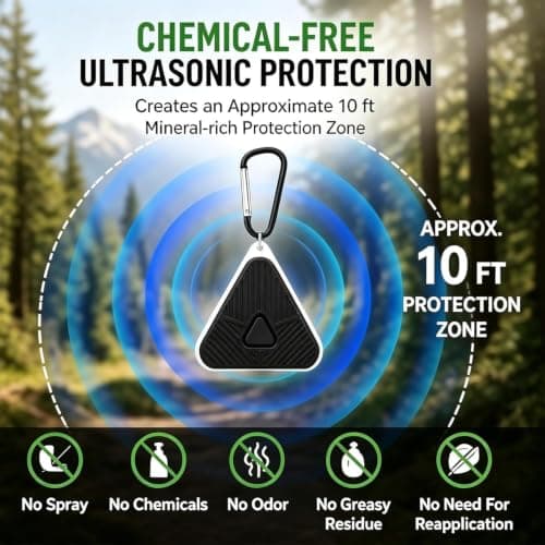 Portable Ultrasonic Tick Repeller, Charging Hanging Pet Insect Deterrent — view 6