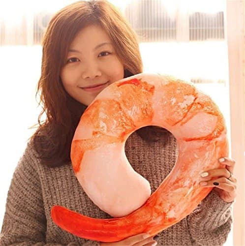 Latinaric Creative Neck Pillow U-shaped Pillow Shrimp — view 3