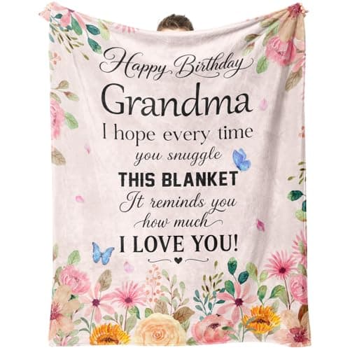 CSSGUOTOU Grandma Birthday Gifts, Grandma Gifts Throw Blanket 150x130cm