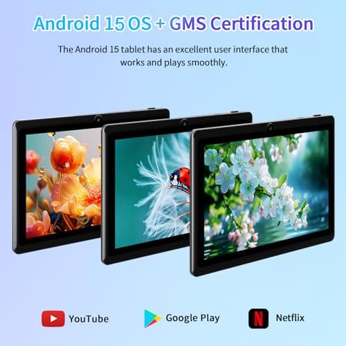 VASOUN 7 inch Android 15 Tabelts, Tablet PC with 8GB(3+5GB Expand) RAM, 32GB ROM, Penta Core Processor, GMS Certified WiFi Dual Camera, Portable (Green) — view 3