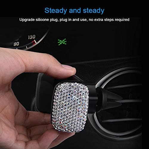 Dohappys Bling Bling 2 In 1 360° Rotation Car Phone Holder & Air Vent Mount for iPhone XS/Max/11, Samsung Galaxy S10+/S9, S8, S7 — view 4