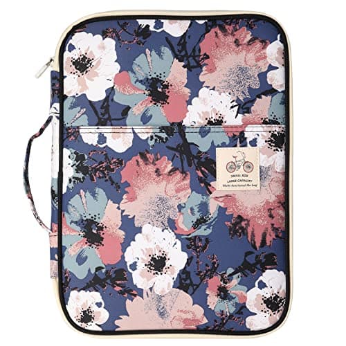 JAKAGO A4 Document Case, Multi-Pocket Portfolio Folder, Travel Portfolios