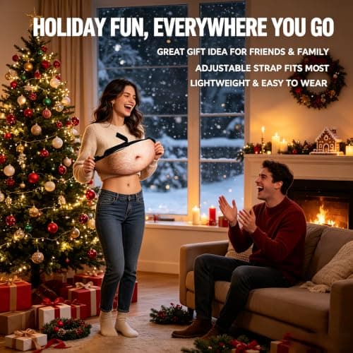 Novelty Belly Waist Bag Men, Funny dad Bag Bum Bag Adjustable Belt — view 3