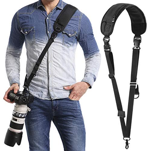 waka Camera Shoulder Strap, Anti-slip Over Shoulder Camera Sling Strap