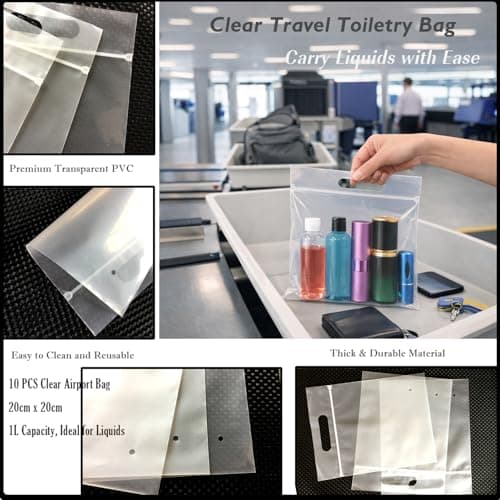 Resealable Ziplock Bags, 30PCS Travel Storage Bags,Clear Bag & Frosted Zip lock Seal Clothes Bags Hospital Waterproof Luggage Organiser for Clothes Shoes Cosmetics (30 piece) — view 6