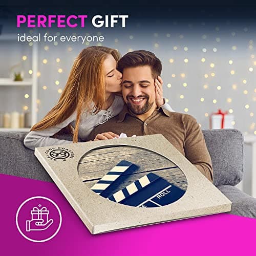 DV DESIGN 1 x Eco Boxed Cork Hexagon Coaster - Roll Camera Action Movie Film Drink Cup Mug Glass Table Protection Mat #3738 — view 5