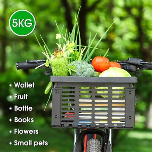 Rattling Basket - Front Handlebar Carrier, Removable Bicycle Shelf — view 3