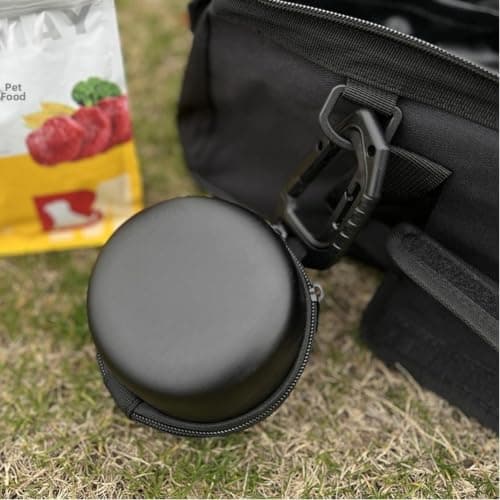 Posheliox Portable Stainless Steel Double Pet Bowl For Dogs And — view 4