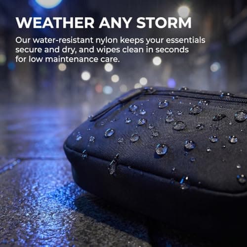Bum Bag, 28x14cm, Waterproof Adjustable Fanny Pack Belt Bag(Black) — view 3