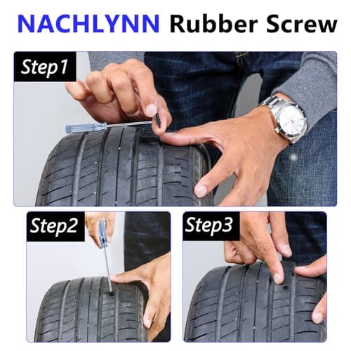 NACHLYNN 30 Pcs Tire Repair Nails Self-Tapping Screw Rubber Screw Fast Tool Self-Service Tire Repair Nai for Car Motorcycle Truck — view 6