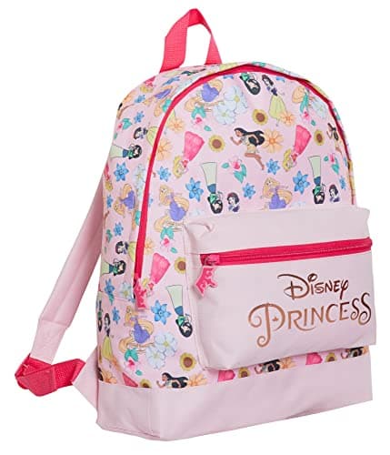 Disney Princess Backpack For Girls School Bag Large Premium Pink Rose Gold Travel Lunch Rucksack — view 6