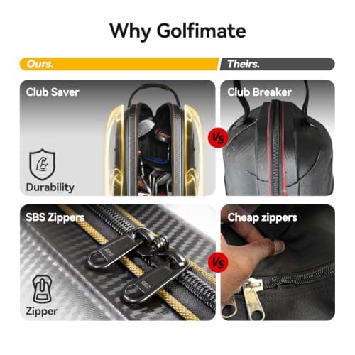Golf Travel Bags Flight with Wheels,Golf Travel Cover,Golf Club Travel Case — view 2