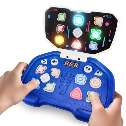 Toys for 5 6 7 8 Year Old Boys Kids Gifts: Sensory Toy for Boy Age 4-9 Travel Handheld Games Consoles for 6 7 8 9 Year Old Girls Birthday Presents Kid Teenage Electronic Autism Fidget Memory Game