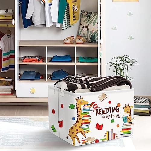 Clastyle 36L Kids Laundry Basket Learning Clothes Toys Storage Box — view 3
