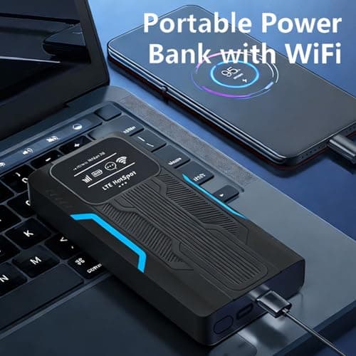Haofy Portable 4G LTE Mobile Hotspot Router 300Mbps 10000mAh — view 4