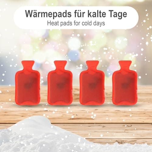 com-four® 4X Reusable Pocket Warmers, Hand Warmers in hot Water Bottle — view 2