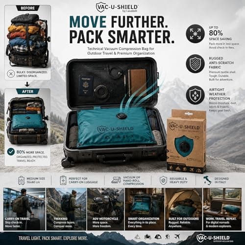 Vac-U-Shield Outdoor Vacuum Storage Bags, 2 Pack, Blue 56x40 cm — view 4