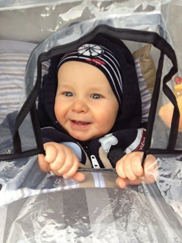 Playshoes Baby Travel Universal Pushchair Pram Stroller Rain Cover — view 2