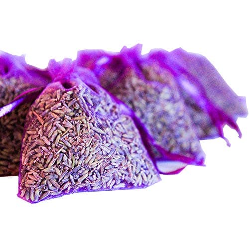 Quercus Living Fragrant Lavender Bags and Cedarwood Hanging Rings Insect and Moth Repellent For Clothes, Drawers, Wardrobes, Shoes, Travel, Sleep, Exams and Cars — view 3