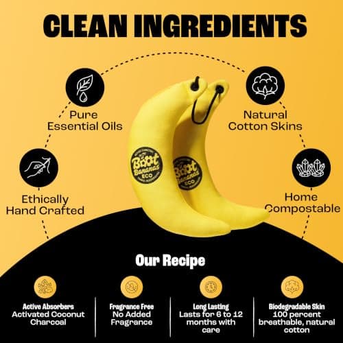 Boot Bananas Eco Travel Deodorisers, Fragrance-Free, Activated Charcoal — view 6