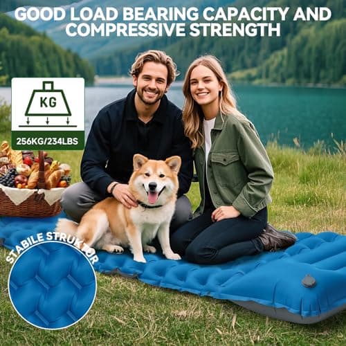 Sleeping Pad Ultralight Inflatable Camping Mat Self Inflating 200x68cm — view 2