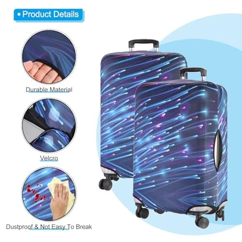 PATIKIL Luggage Covers, Fits 26-29 Inch Washable Suitcase Cover Protectors Anti-Scratch Travel Luggage Covers for Suitcase Holiday Trips — view 3