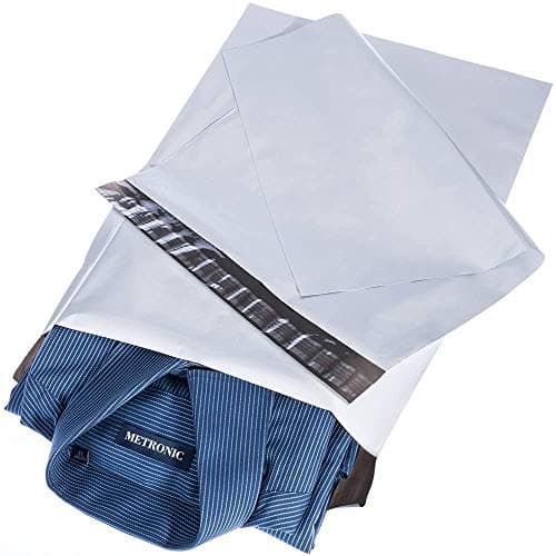 25pc 30.5x39.5cm Postage Bag Waterproof Shipping Mailers Mailing Bag for Clothes Envelopes Posting Bags for Packaging, White