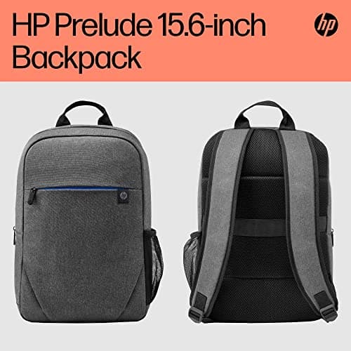 HP Prelude 15.6 inch Laptop Backpack With Slip On Padded Straps | Compatible With Laptops Up To 15.6 inch | Protect Your Tech With Water Resistance And Padded Construction | Quick access zip pocket — view 3