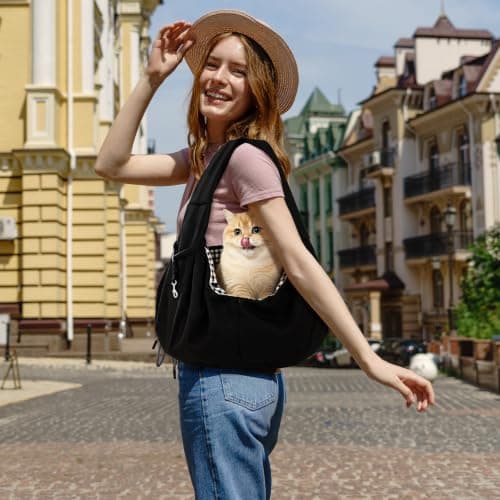 Puppy Sling Carrier for Small Dogs up to 7.5kg for Walking/Travel/Shopping — view 5