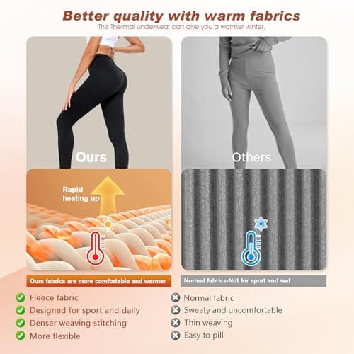 Thermal Leggings Women Fleece Lined Tights Yoga Pants Winter Warm Leggins — view 5