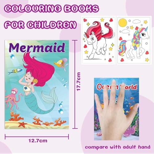 Kalysky 20 Pack Colouring Books for Children, Mini Kids Colouring Books — view 4