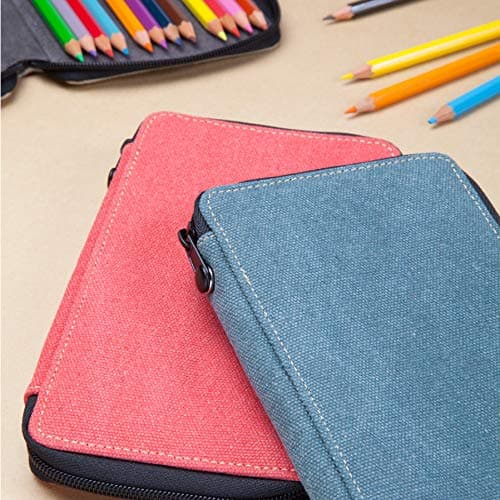 Speedball Canvas Pencil And Accessory Case, 24 Pencil Capacity, Rose, Organiser Pen, Marker, Pencil Case, For Home, School, Art Studio, Travel Art, Stationery Set Essential, Boys, Girls — view 4