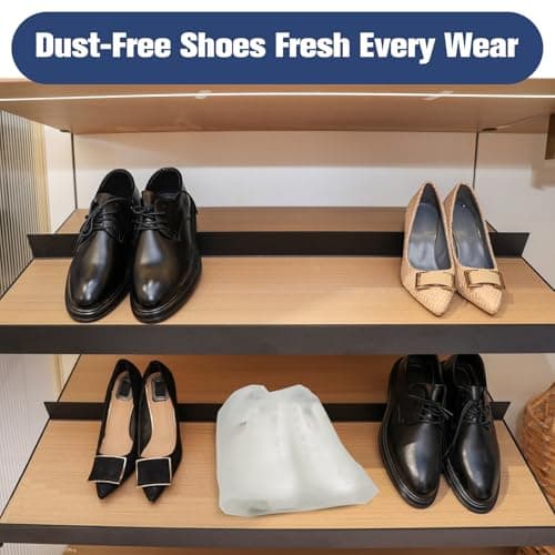 XXXFLOWER 26Pcs White Frosted Drawstring Shoe Storage Bags — view 4