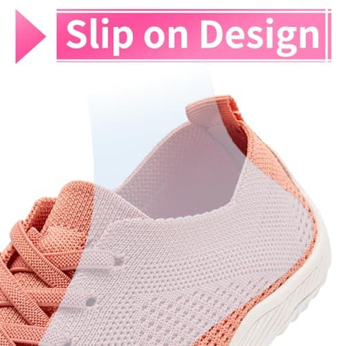 Barefoot Shoes Womens Slip On Trainers Gym Yoga Shoes Women Pink Size 7 — view 3
