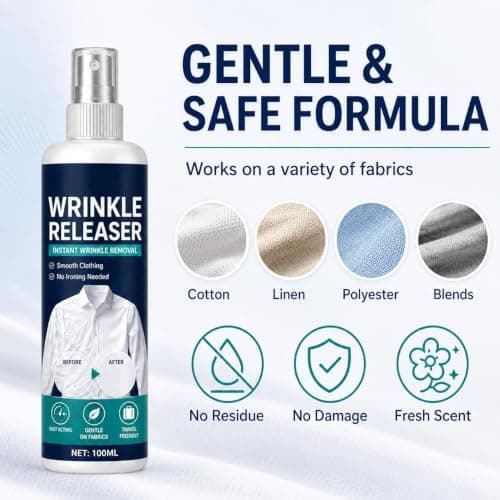 Crease Release Spray for Clothes,Travel Size ，100ml — view 4