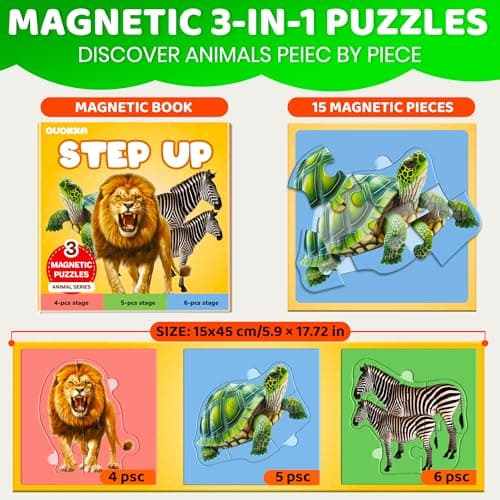 Magnetic Puzzles for 3 4 5 Year Olds - Travel Puzzles for Kids — view 2