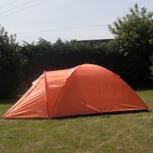 Andes Orange 4 Person Man Berth Double Skin Camping/Festival Dome Tent — view 3
