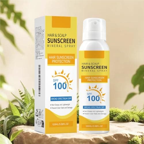 SPF100 Scalp Sunscreen Spray, Non-Greasy UV Shield Mist For Hair Protection — view 4