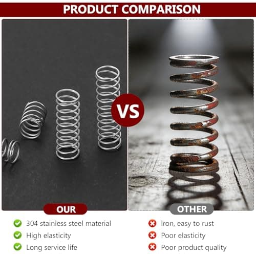 IYEREER 300 Pcs 23 Size Stainless Steel Spring Assortment Kit — view 4