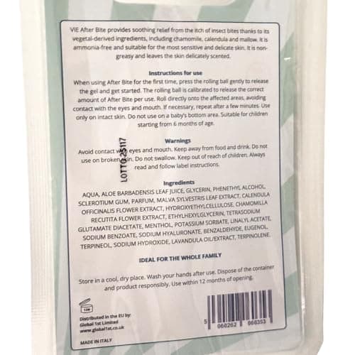 VIE Healthcare Afterbite Roll on, 20ml | Fast Mosquito & Insect Bite Relief | Anti-Itch Treatment for Bug Bites & Skin Irritations | Natural Formulation | Safe for Babies & Kids | Travel-Friendly — view 4