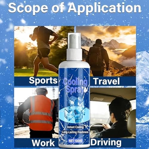 Cooling Spray for Hot Weather 100ml Summer Refreshing Non Greasy — view 4