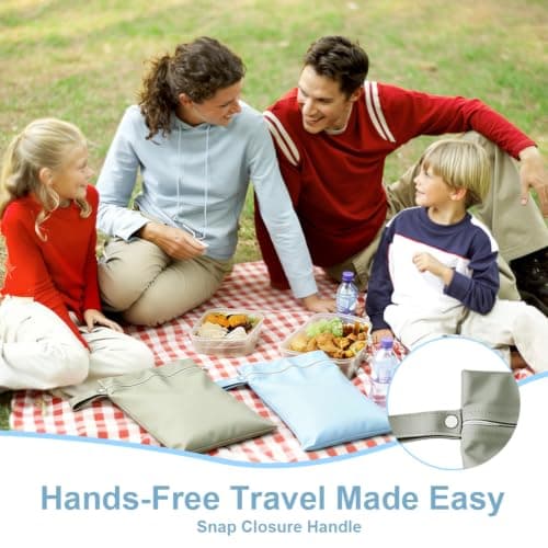Aomig 2PCS Waterproof Laundry Bag Travel Wet Bags Dirty Clothes Bags — view 6