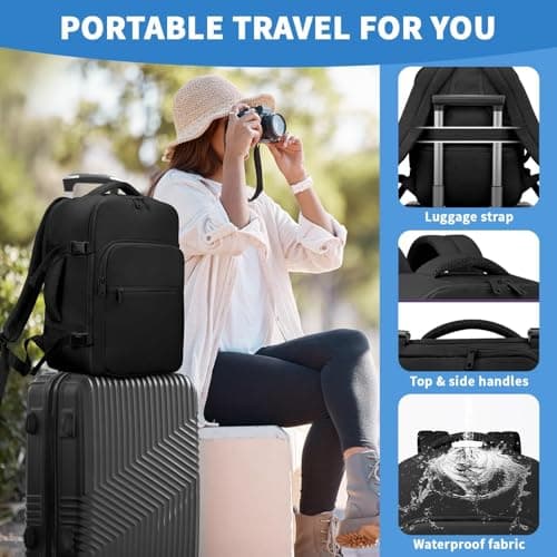 ETRONIK for New Ryanair 40x30x20 Cabin Bag Underseat, Travel Backpack — view 5