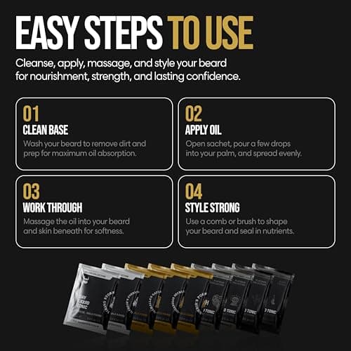 Beard Oil Sampler Kit for Men – 9 Cologne-Grade Fragrances – Lightweight Conditioning Beard Oil Set – Travel Size Beard Grooming Collection (9 × 1.5 ml) — view 5