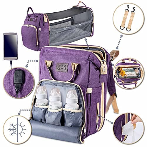 all Kids United® Baby Changing Backpack with Integrated Cot & Changing Mat — view 2