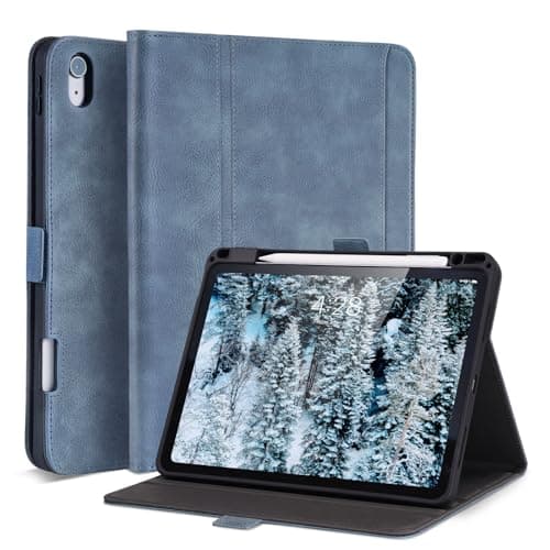 AsileCuir Case for iPad A16 (11th Gen)/iPad 10th Generation, Blue