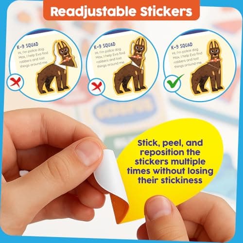 Funcils Paint by Sticker Book for Kids Age 4-8, 30 Colour Sticker by Number — view 6