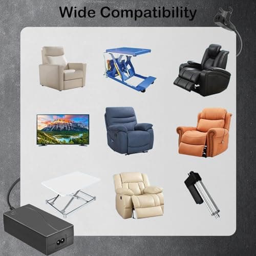 Power Plug Recliner Transformer, 29V 2A Lift Chair Cable Lazy Boy Recliner, Power Recliner, Cheers Electric Sofa AC/DC, LIMOSS Motor Adapter, Universal Switching Supply Battery Charger — view 5