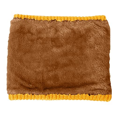 Women&Men Winter Slouchy Knit Warm Scarf Knitted Wool Bib Windproof Scarf (Yellow, One Size) — view 4